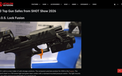 B.O.S. Lock Featured in Athlon Outdoors “20 Top Gun Safes from SHOT Show 2026”